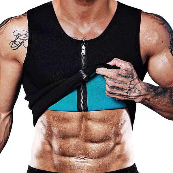 New Men's Compress Zipper Vest