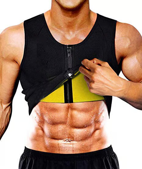 New Men's Compress Zipper Vest