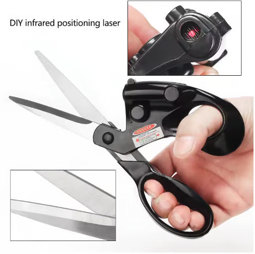 Sewing Laser Infrared Positioning Guide Scissors
