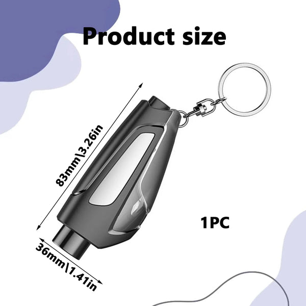 2-in-1 Emergency Window Breaker & Seatbelt Cutter