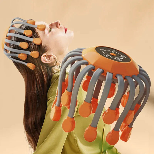 Calm and Relaxing Octopus Head Massager