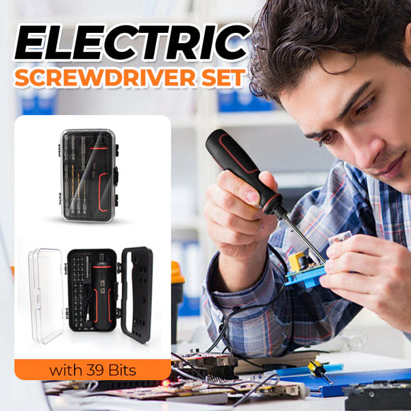 Cordless Electric Screwdriver Set