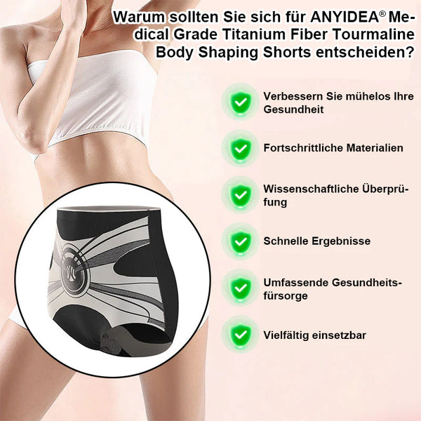 Medical Grade Titanium Fiber Tourmaline Shaping Shorts