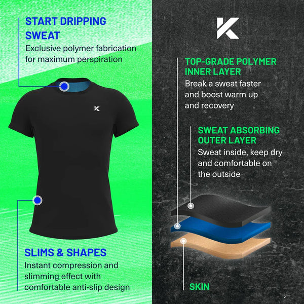 Men's Sweat Sauna Shirt for Fat Burn and Fitness