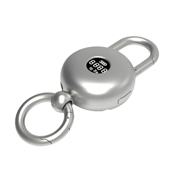 3-in-1 Mini Digital Weight Machine Keychain – Scale, Watch & Key Holder
